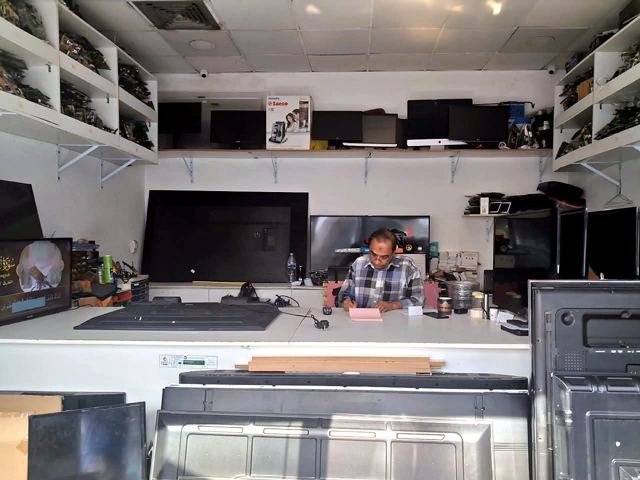 Inside the workshop